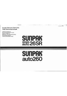 Sunpak 260 manual. Camera Instructions.